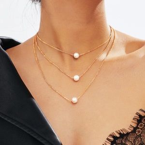Layered Pearl Necklace